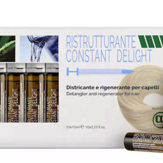 Лосьон для волос CONSTANT DELIGHT восстанавливающий для волос с гиалуроновой кислотой, маслом семян льна и макадамии 10 мл. 1 шт. (в упаковке 10 ампул)