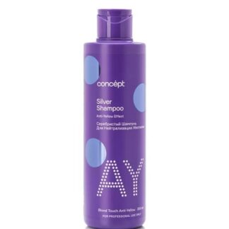 Шампунь для волос CONCEPT "Silver Shampoo. Anti-Yellow Effect" для нейтрализации желтизны 300 мл