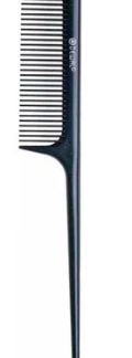 CO-6102-NANO Расческа DEWAL "Nano" рабочая с пластиковым хвостиком антистатик черная 20 см