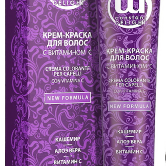 Д 4/60 Крем-краска для волос CONSTANT DELIGHT с витамином С средне-коричневый шоколадно-натуральный 100 мл